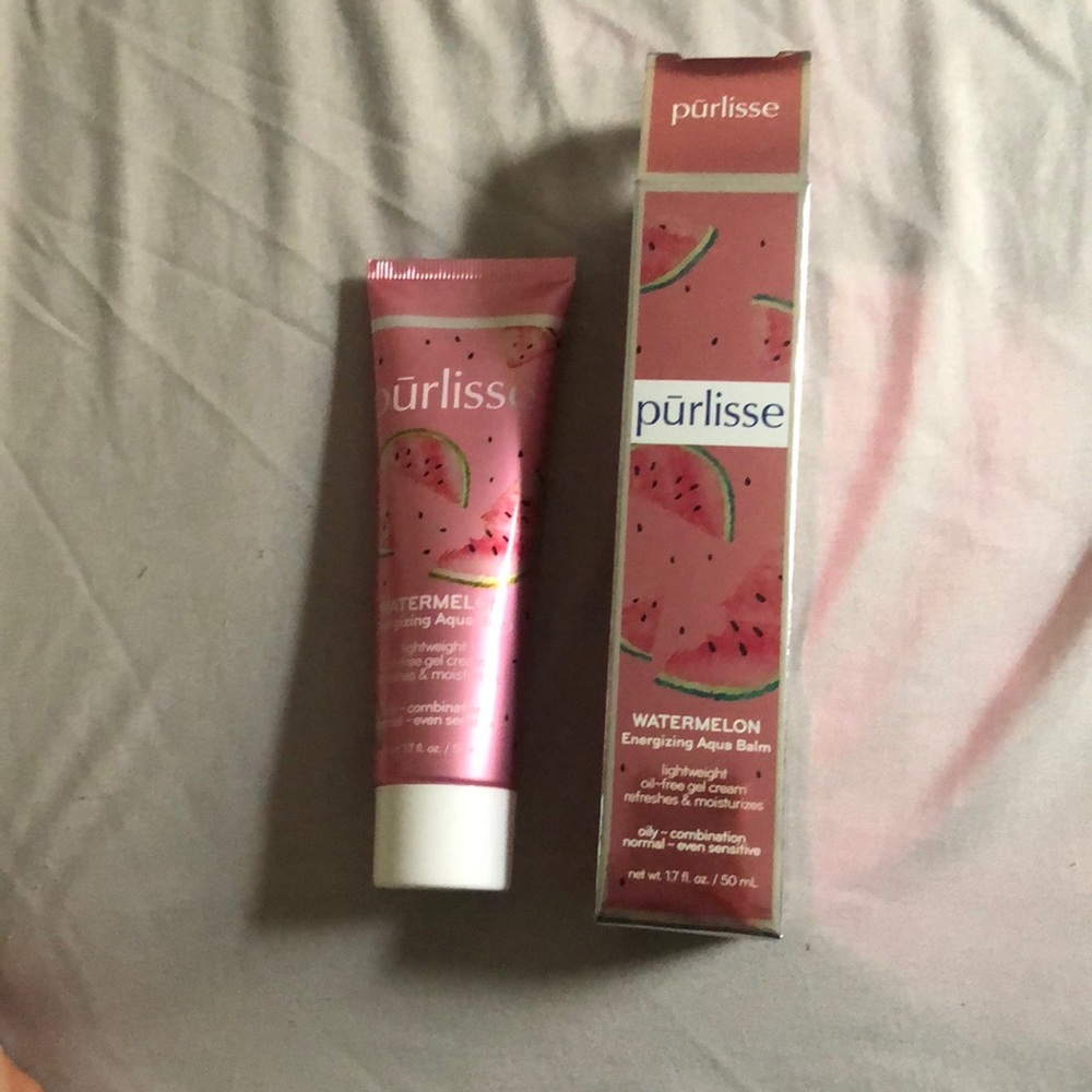 Purlisse watermelon energizing aqua balm